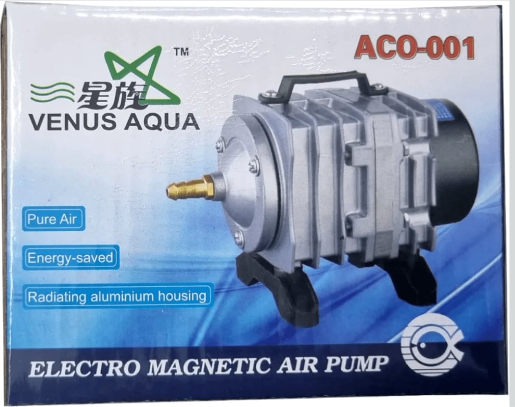 ACO-001 Air pump for Aquarium Fish Tank,Fish Farming Biofloc,Hydroponic Fish Tank Air Pump Bubbler Pond Aerator