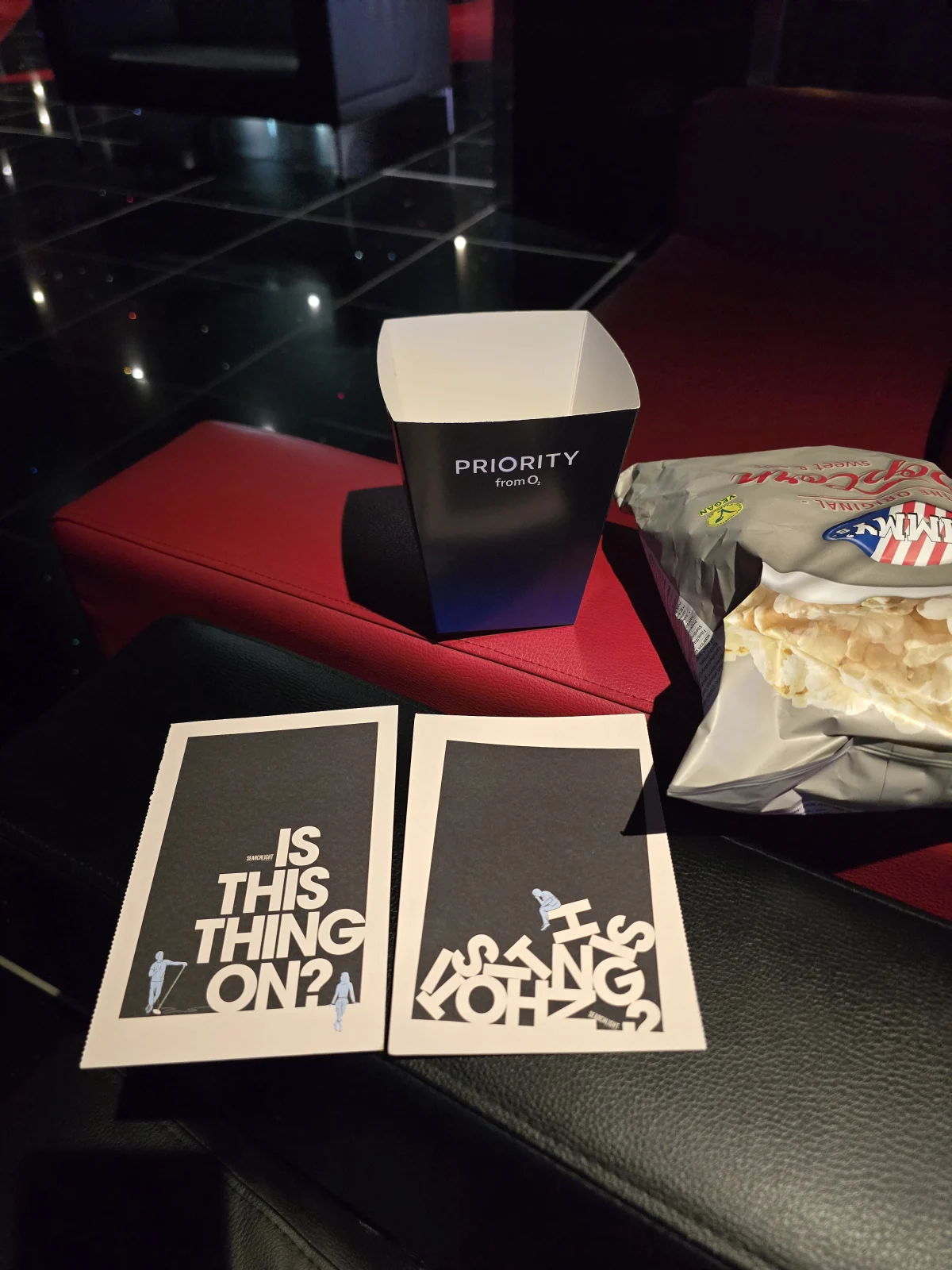 A trip to the cinema in London