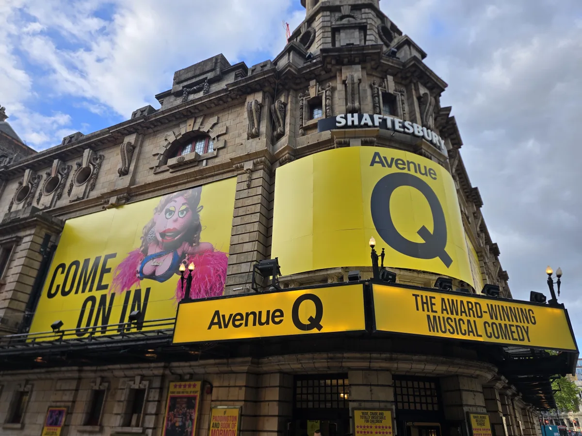 Avenue Q at the Shaftesbury Theatre