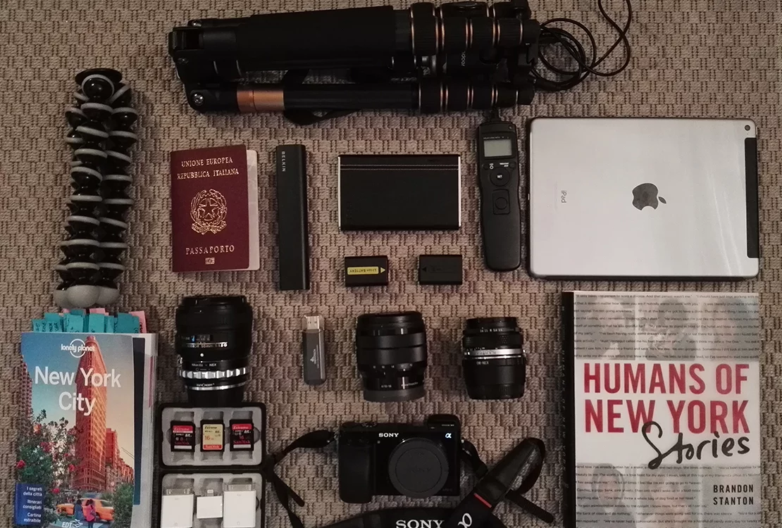 il corredo scelto per il viaggio