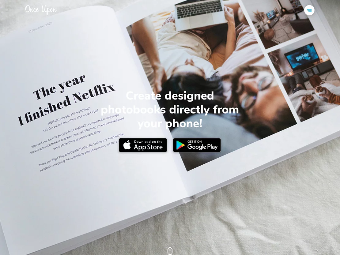 OnceUpon Applicazione