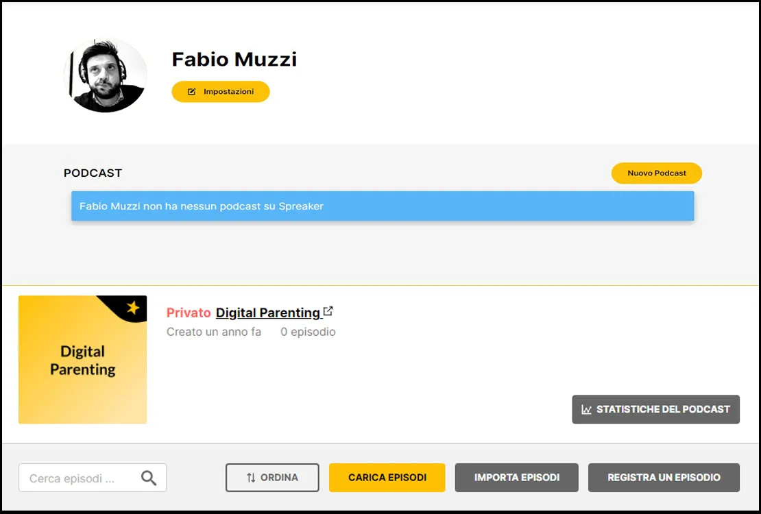 L'apertura del canale