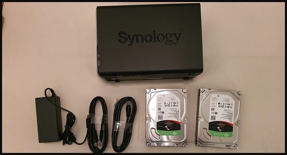 Ds220+ e IronWolf Unboxing