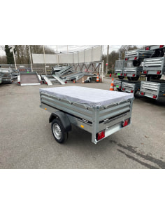 Anhänger BRENDERUP 1205XL Paket Flachplane und Stützrad