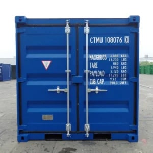 Neuer 08-Fuß-Dry-Van-Lagercontainer