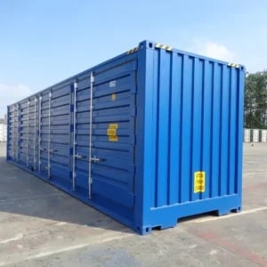 40 Fuß hoher Cube-Container mit offener Seite