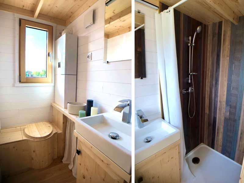 Tiny House autonomes Zwischengeschoss 4 Plätze - 5