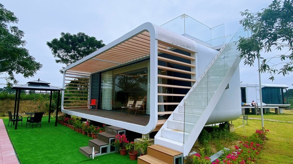 Luxuriöses, vorgefertigtes Kapselhaus der Spitzenklasse - 3