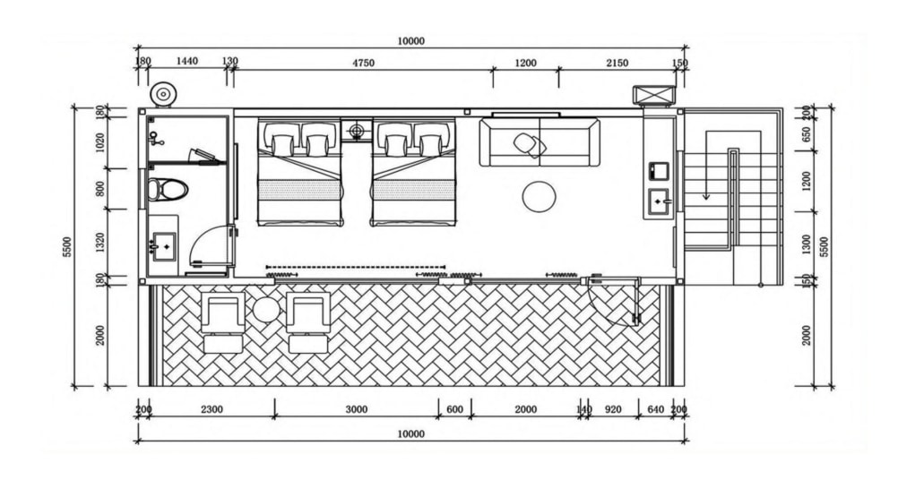 Luxuriöses, vorgefertigtes Kapselhaus der Spitzenklasse - 4
