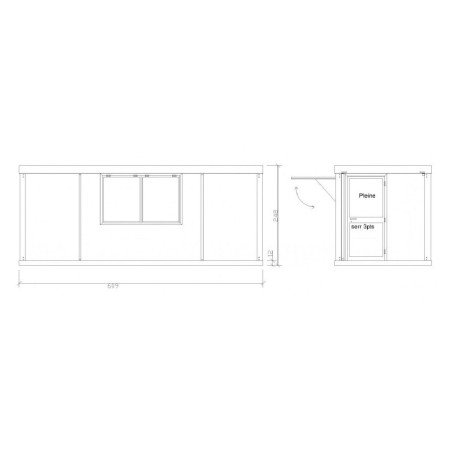 Neuer Bungalowtyp Snack 6 Meter - 1