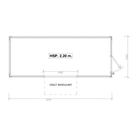 Neuer Bungalowtyp Snack 6 Meter - 5