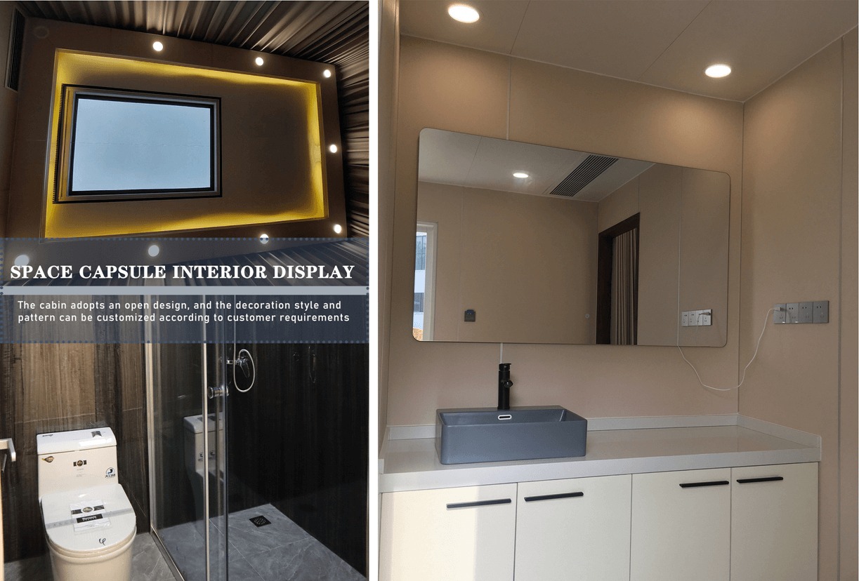 Capsule House E7 avec 2 lits - 1