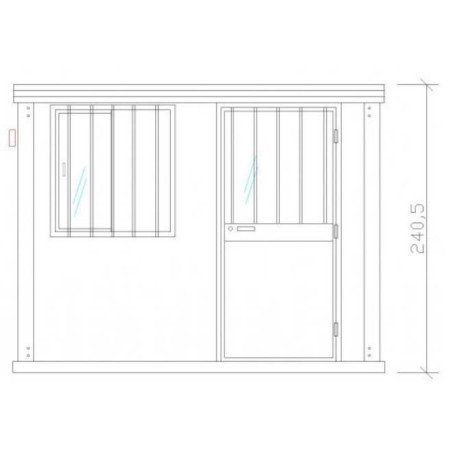 Neuer Bungalow Wachhaus 3 Meter - 3