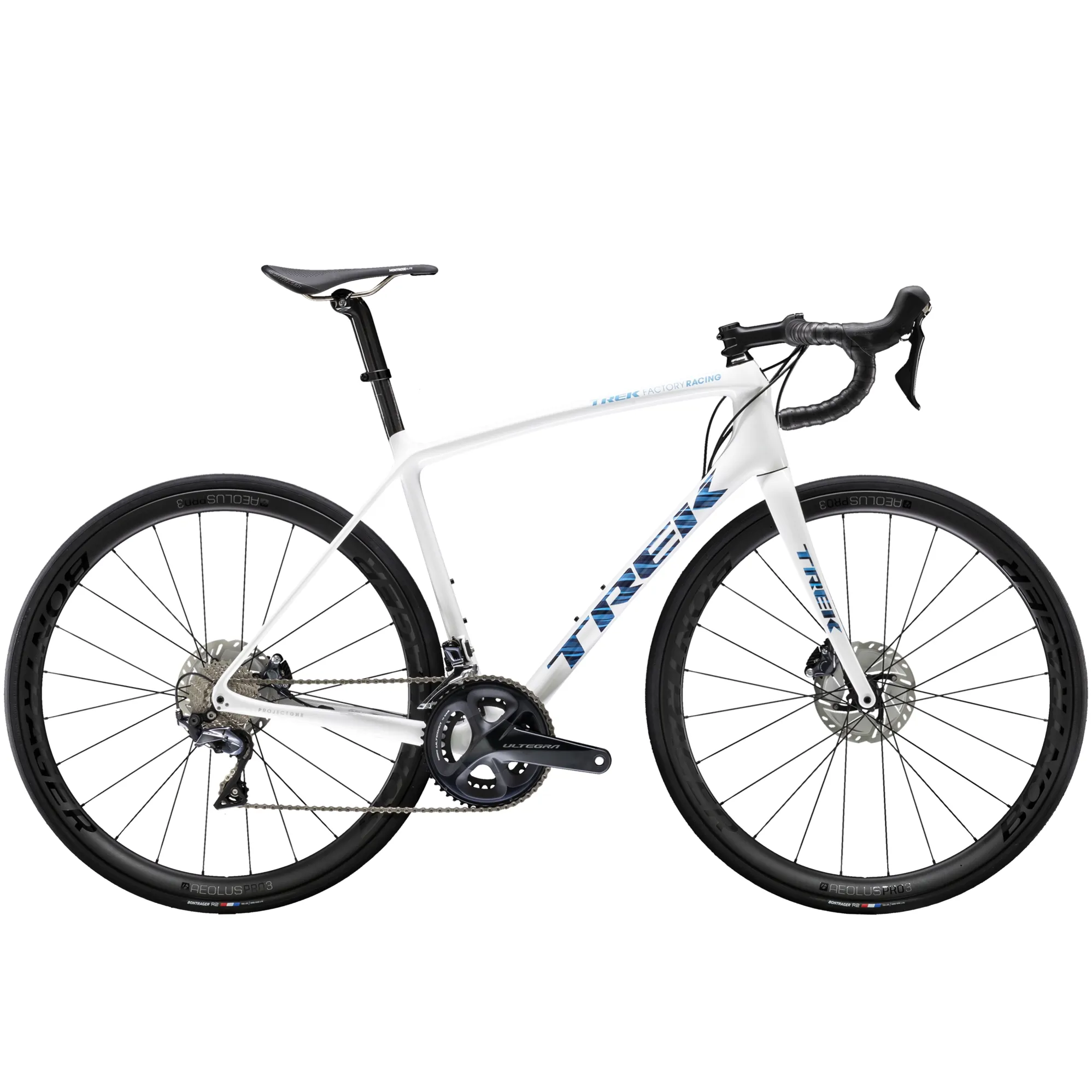Bicicletta da corsa su strada Trek Emonda SLR 6 Disc in carbonio, modello 2020, colore bianco