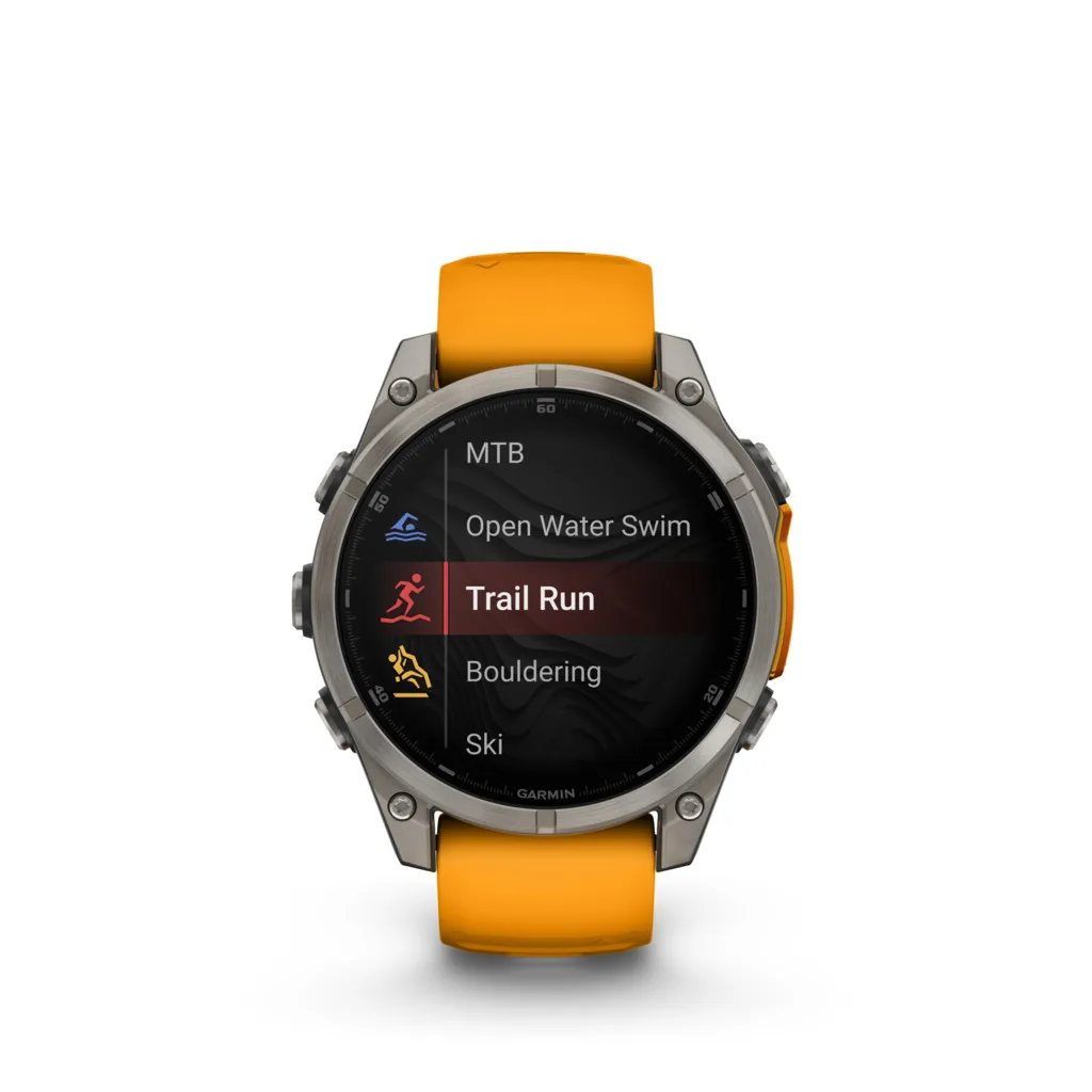 Garmin Fenix 8 Sapphire AMOLED Titanio 47 mm Grigio grafite