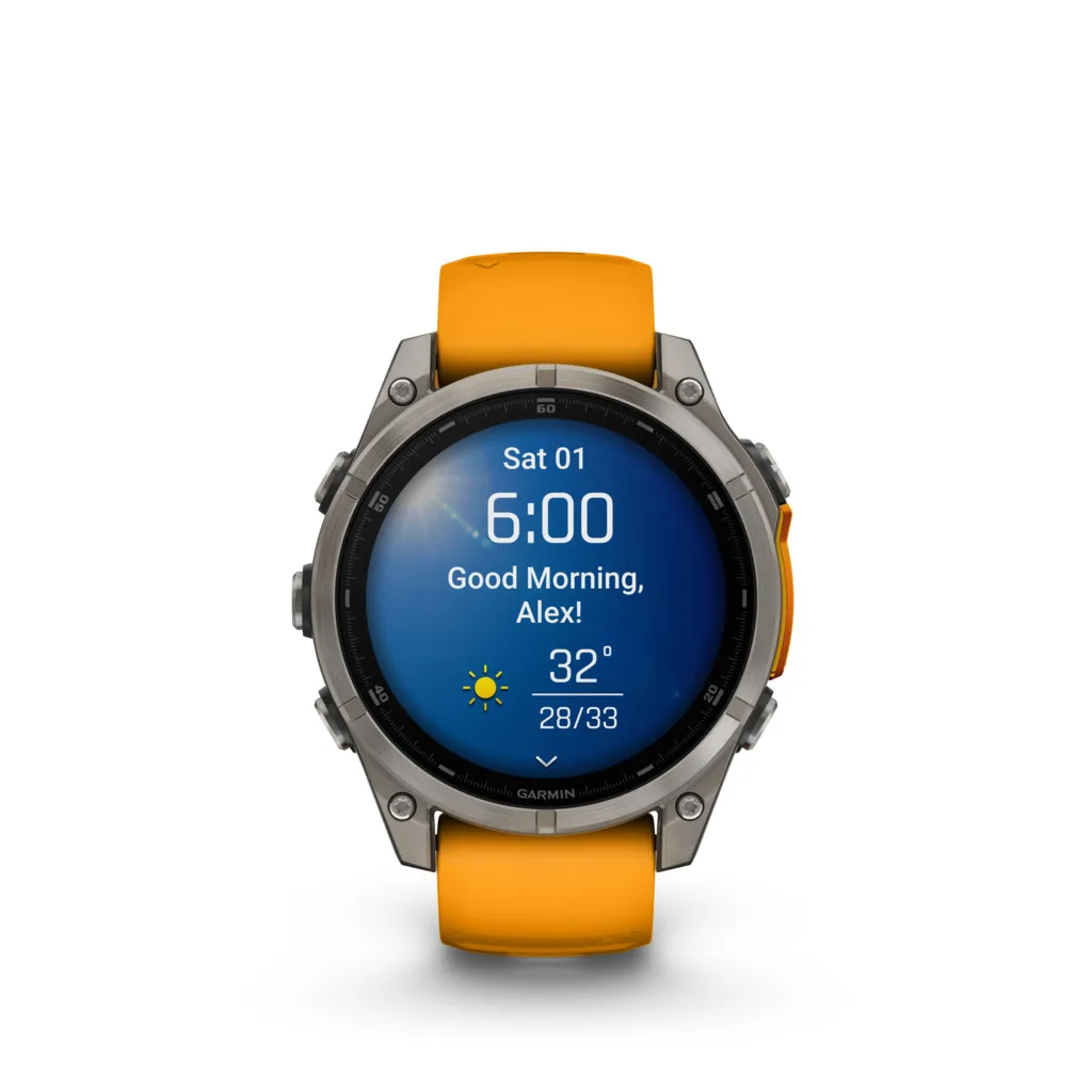 Garmin Fenix 8 Sapphire AMOLED Titanio 47 mm Grigio grafite