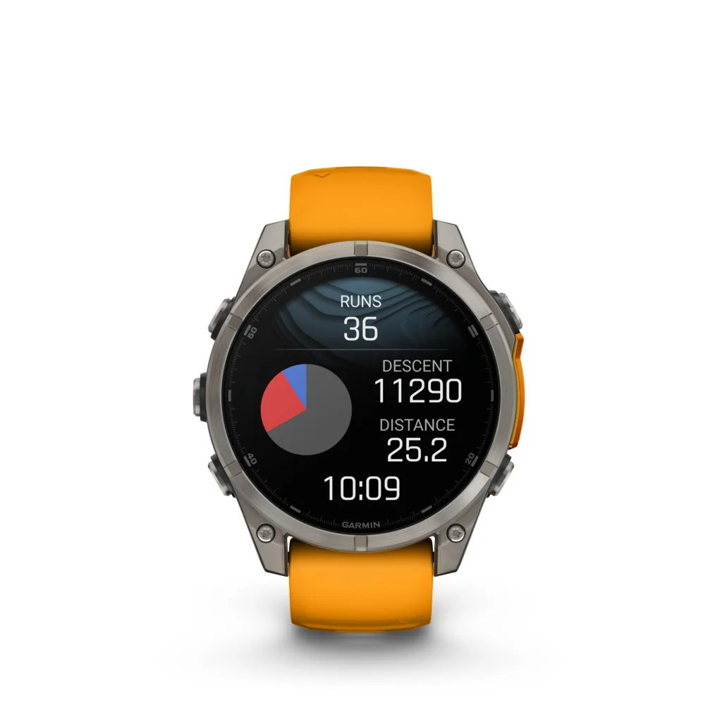 Garmin Fenix 8 Sapphire AMOLED Titanio 47 mm Grigio grafite