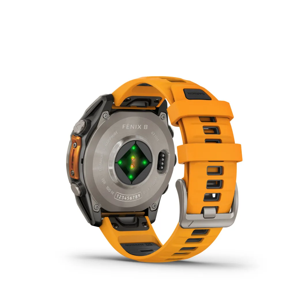 Garmin Fenix 8 Sapphire AMOLED Titanio 47 mm Grigio grafite