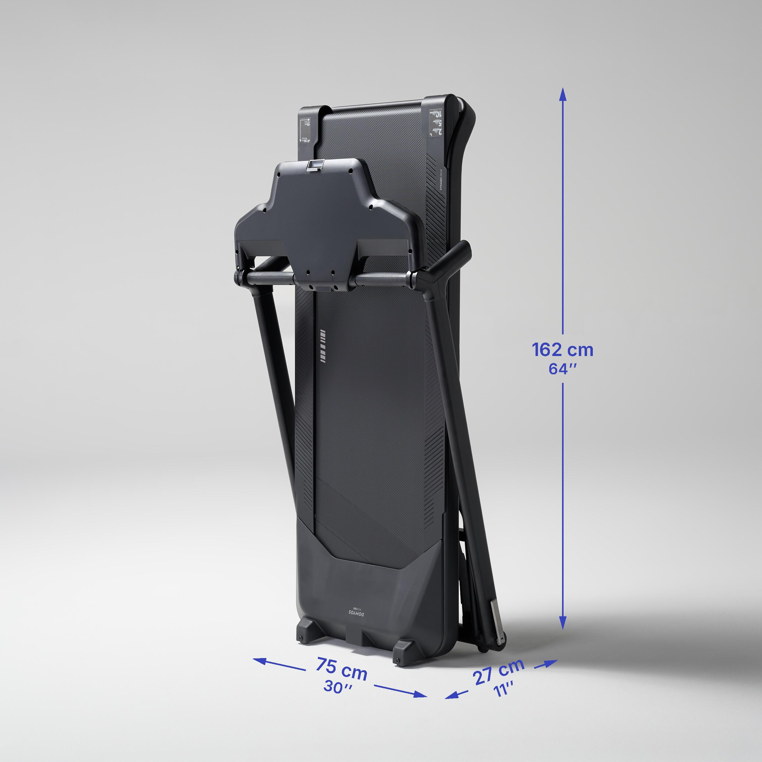 DOMYOS Tapis roulant pieghevole 16 km/h, RUN500 garantito da Decathlon
