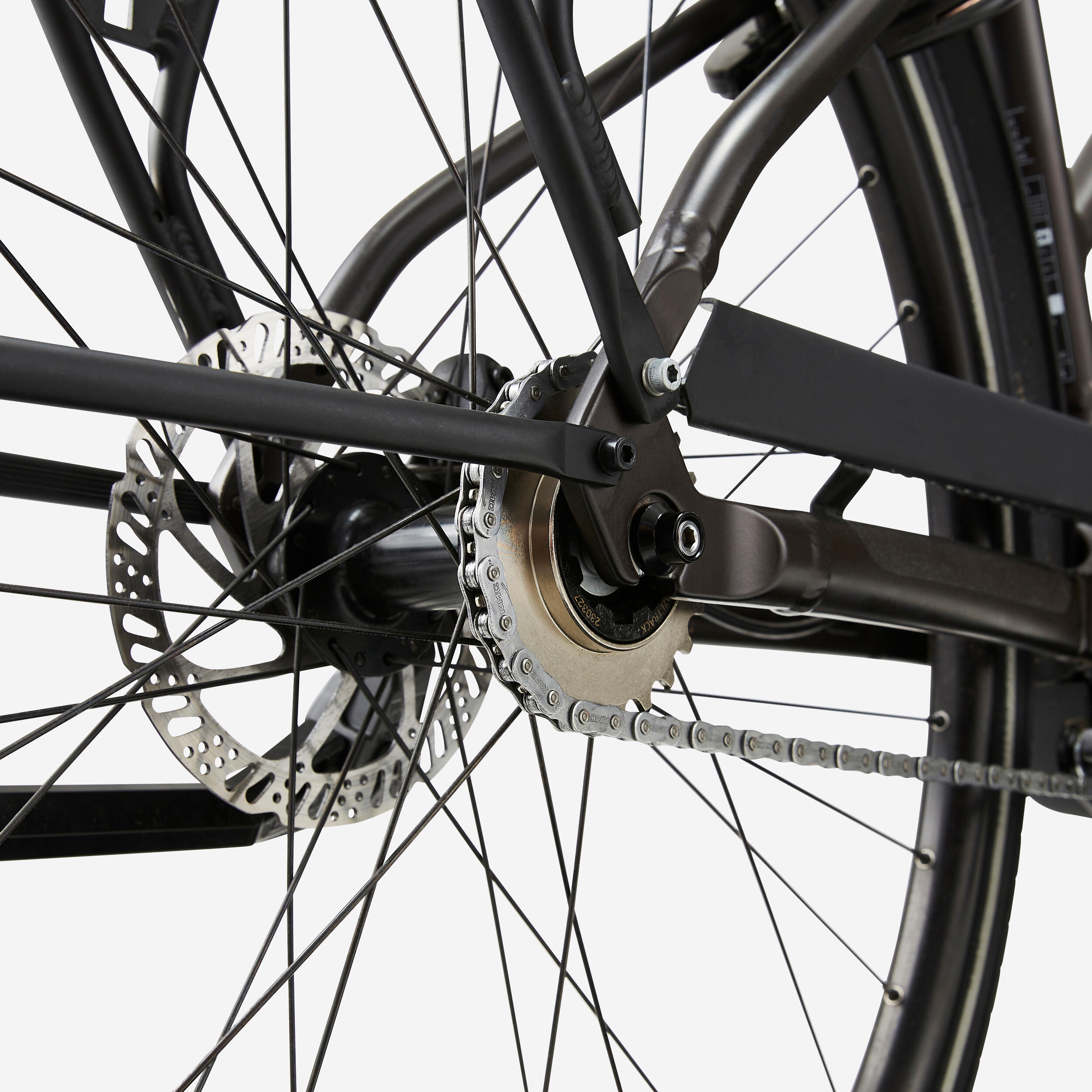 Bicicletta elettrica da città con motore automatico Owuru, telaio ribassato, modello LD 920 E