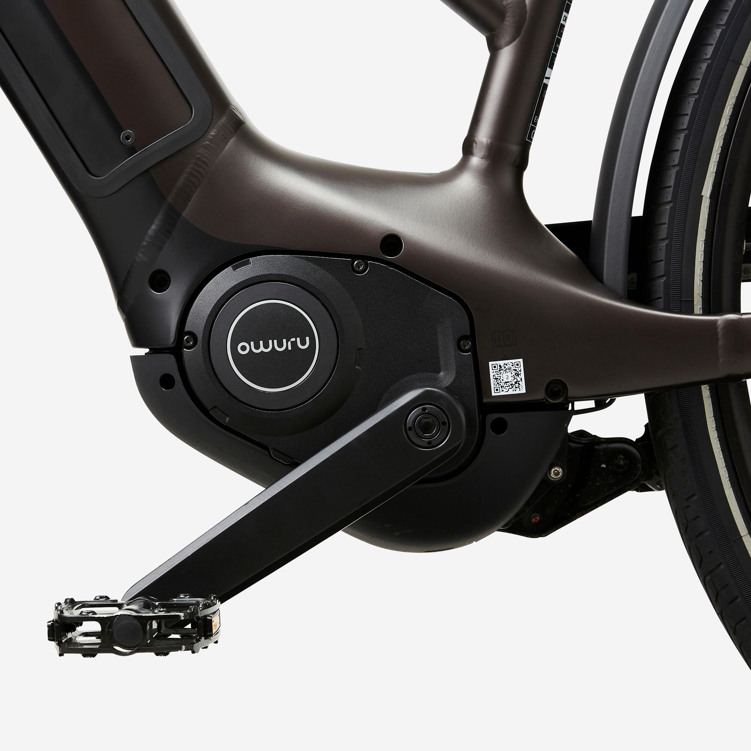 Bicicletta elettrica da città con motore automatico Owuru, telaio ribassato, modello LD 920 E