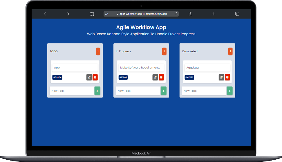 Agile Workflow App