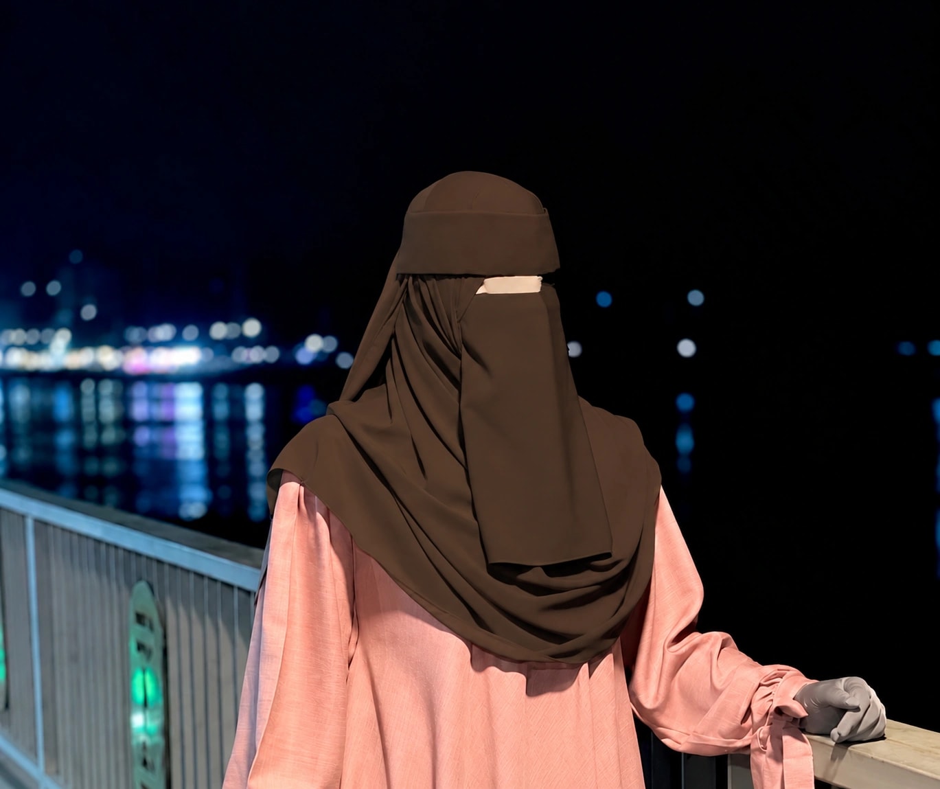 طقم نقاب ايثار خمس قطع مسطرده 2م * 1م -نقاب 30سم