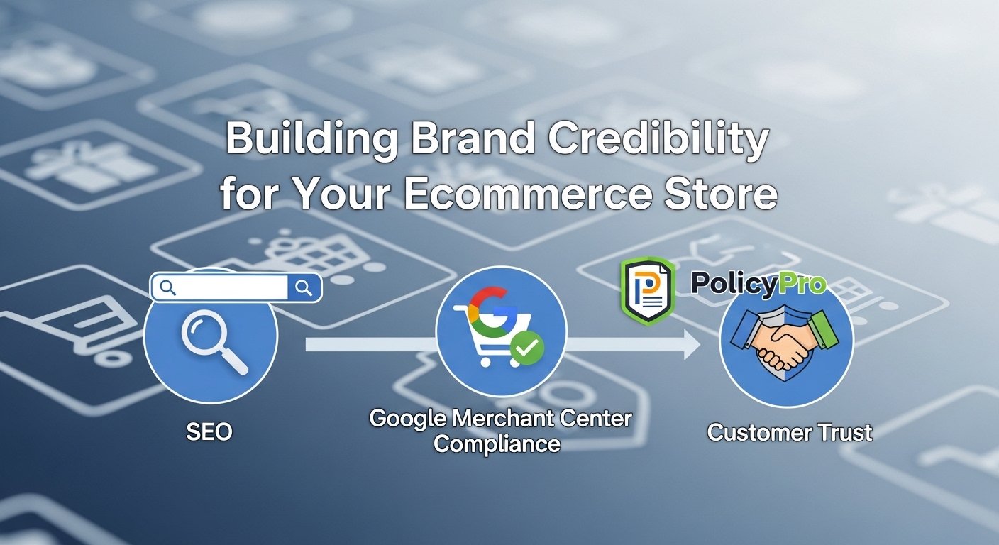 Building Brand Credibility for Your eCommerce Store: A Guide to SEO, Google Merchant Center Compliance, and Customer Trust