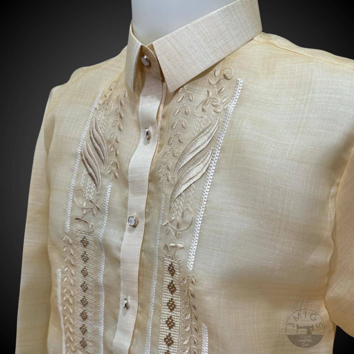 Modern Barong Piña Cocoon