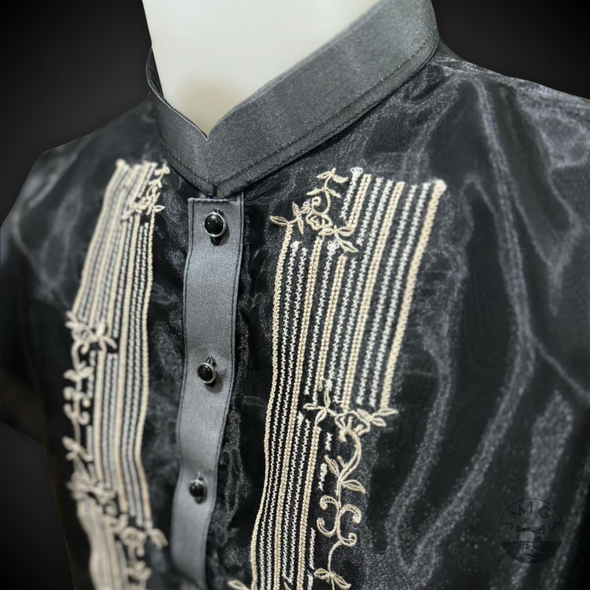 Barong Frosty Colored Organza