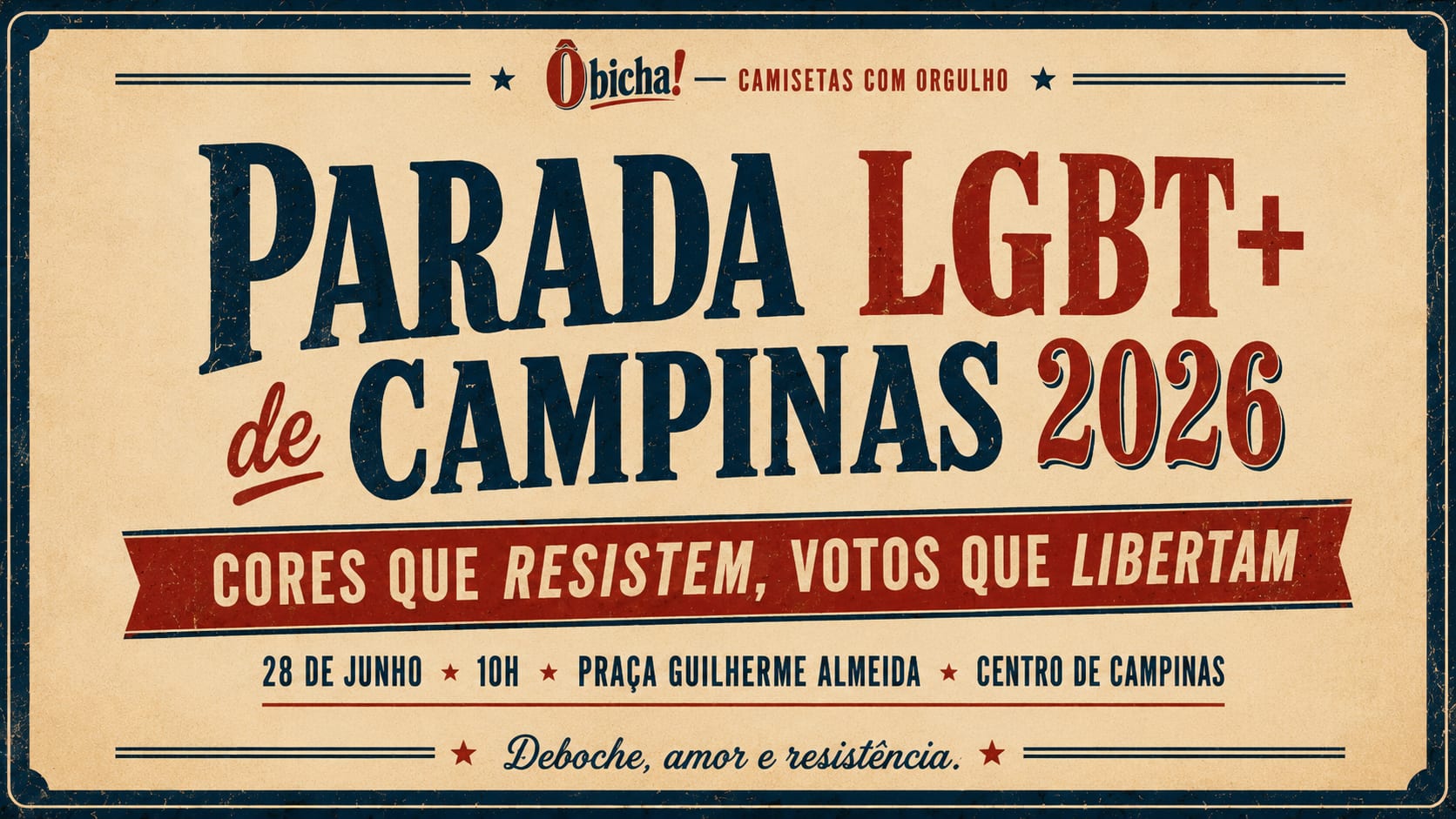Parada LGBT+ de Campinas 2026: data, tema e presença de Erika Hilton