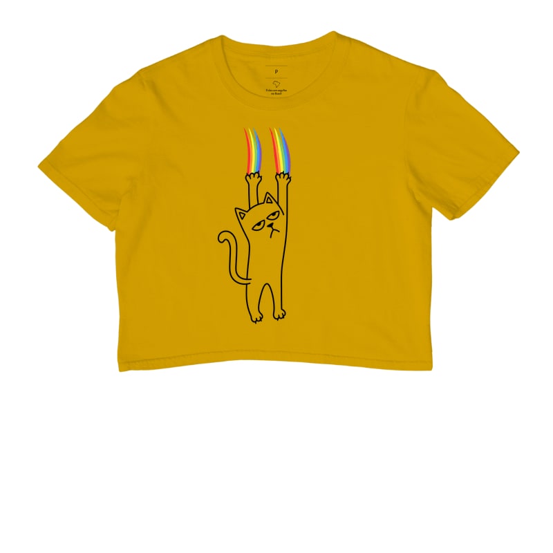 Rainbow Cat — LGBT, Orgulho Gay, Gato Queer, Humor | Ô Bicha! — Cropped