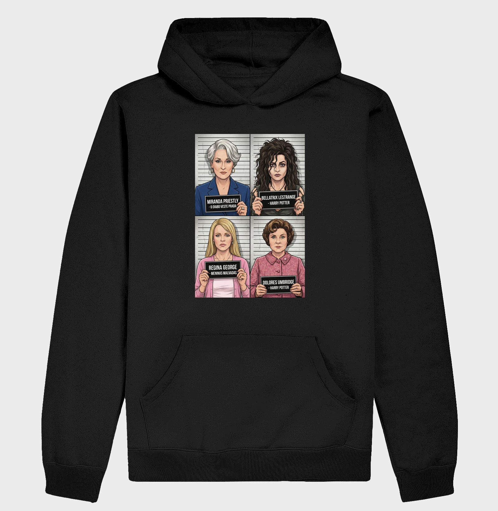 Camiseta As Vilãs do Cinema: Icons of Evil | Co — Hoodie Moletom