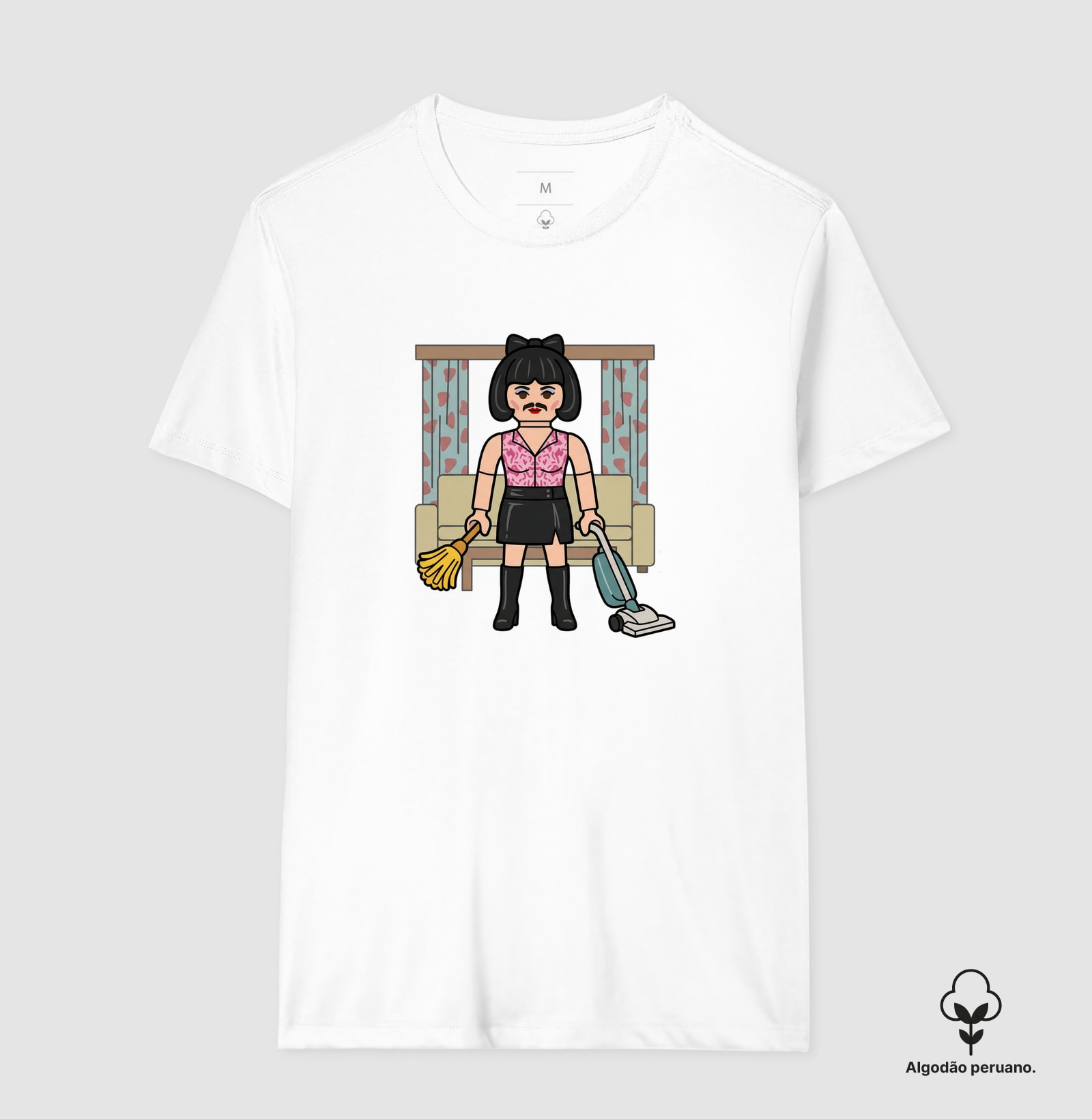 Freddie Mercury I Want to Break Free Playmobil — Camiseta Algodão Peruano