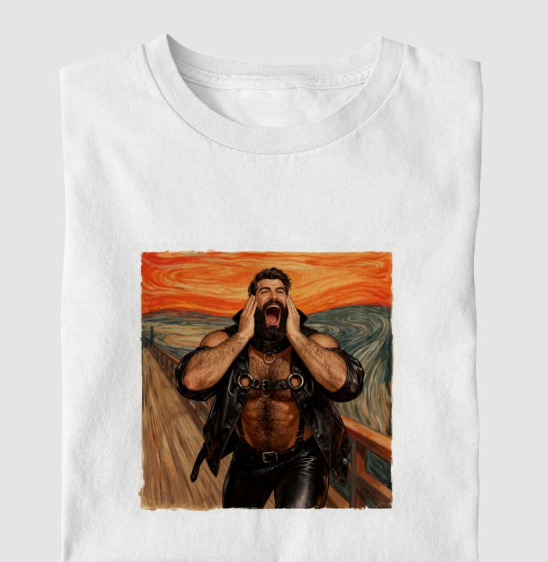 O Grito Leather Bear | Coleção Ô Bicha — Camiseta