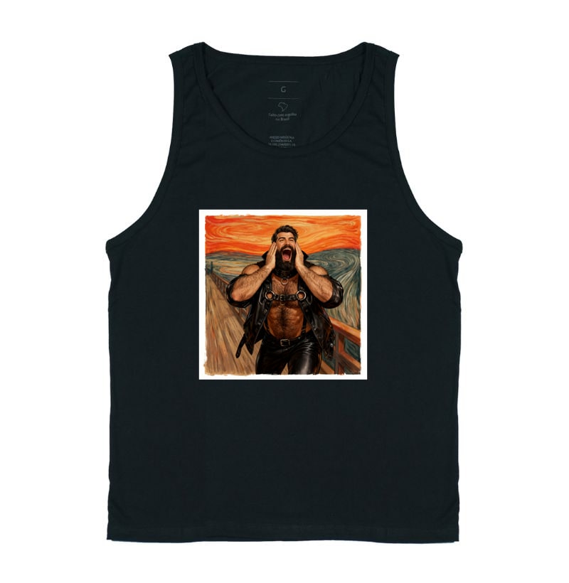 O Grito Leather Bear | Coleção Ô Bicha — Regata