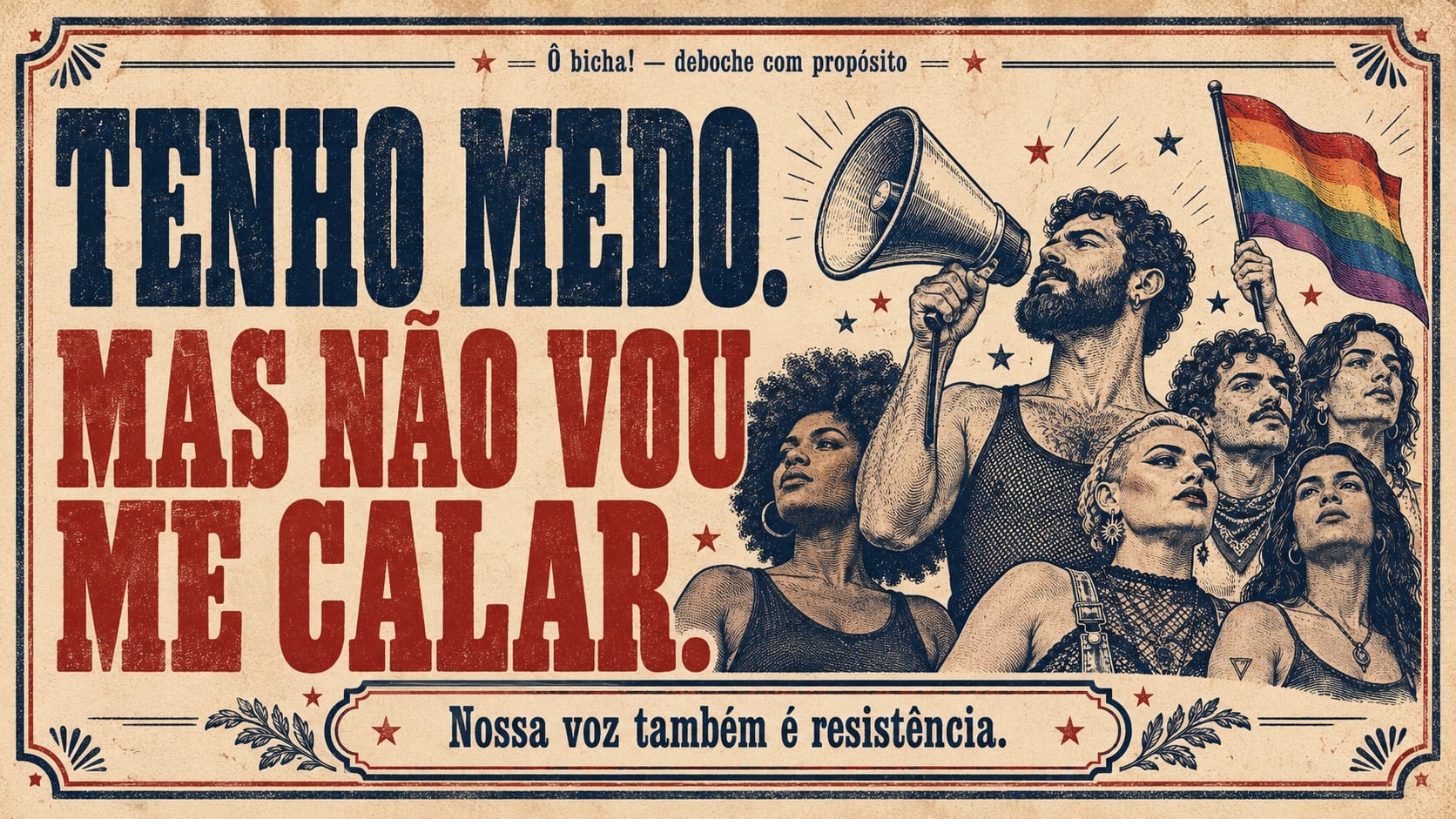Eu tenho medo. E é por isso que não vou me calar.