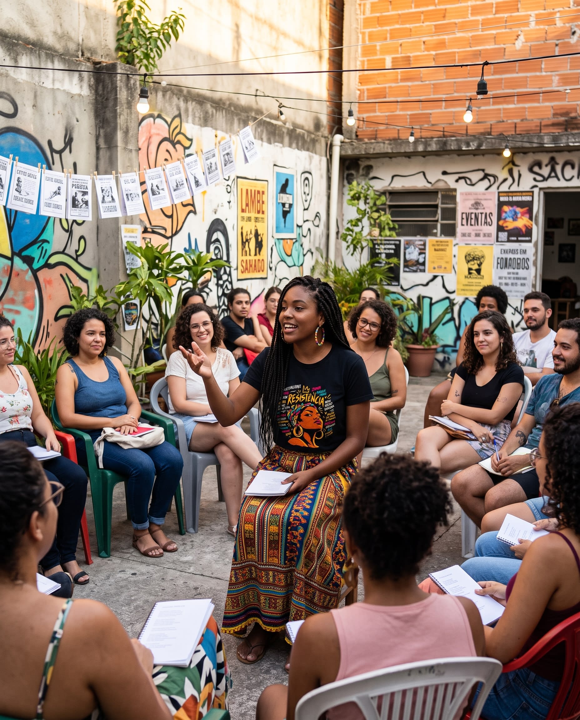 Estampa Ancestralidade e Resistência