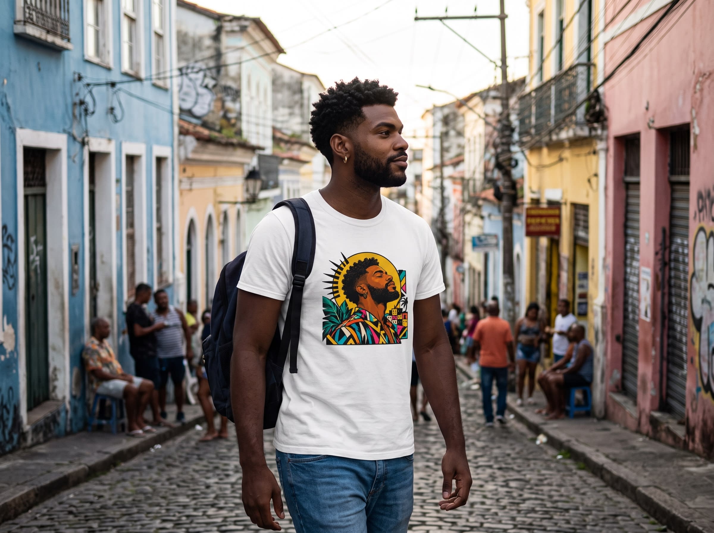 Estampa Luz e Raça