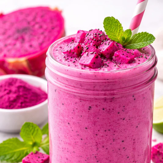 Fruit powders and granules
