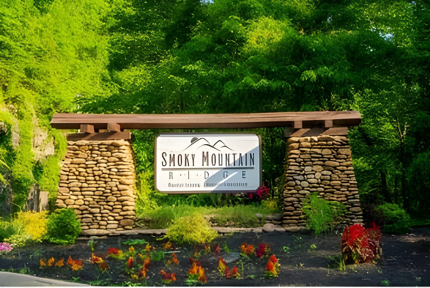 Smoky Mountain Ridge Resort Cabin View - Pigeon Forge Cabin Rental Resort