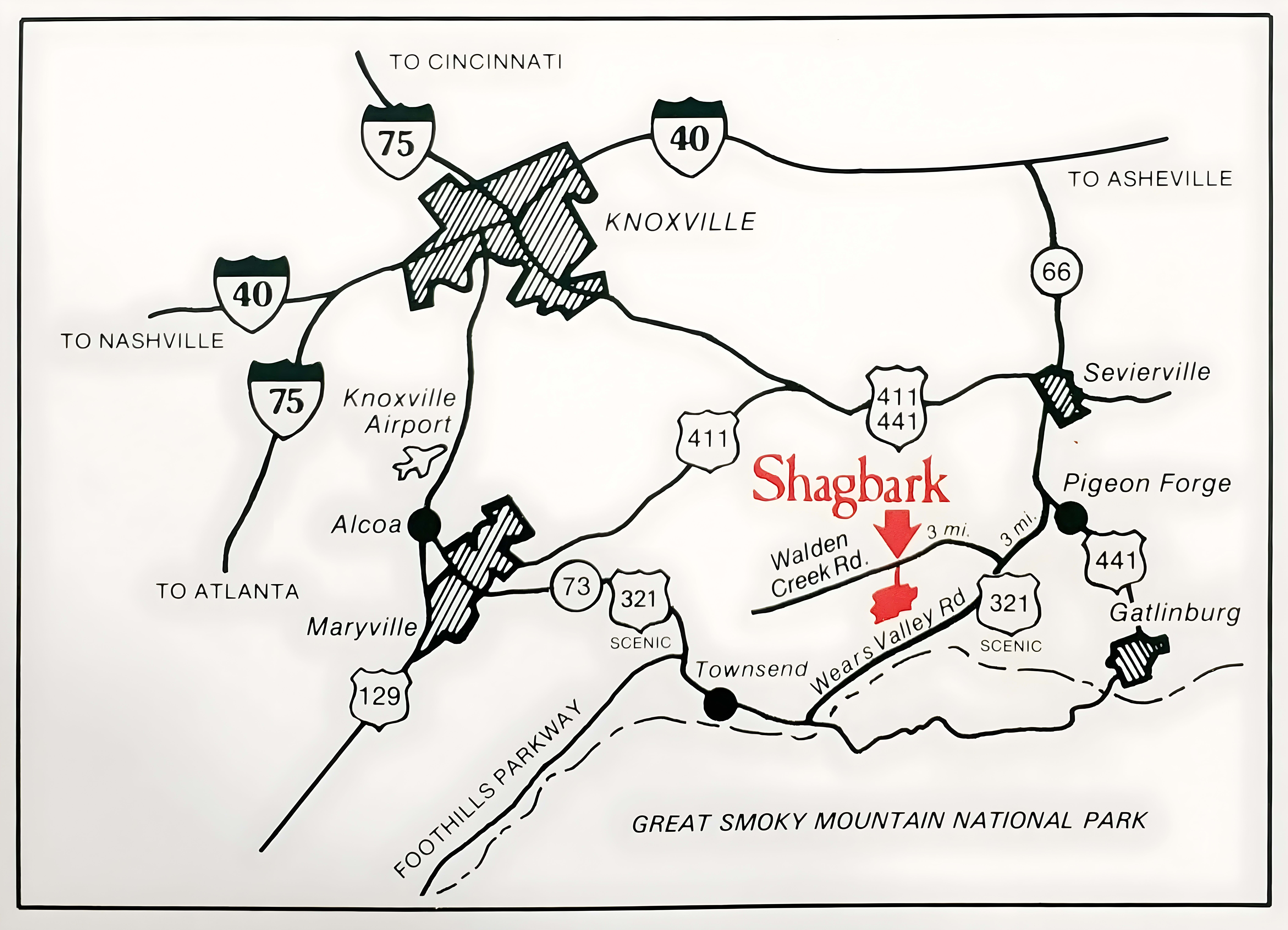 Shagbark Security Guard House - Sevierville Cabin Rental Resort
