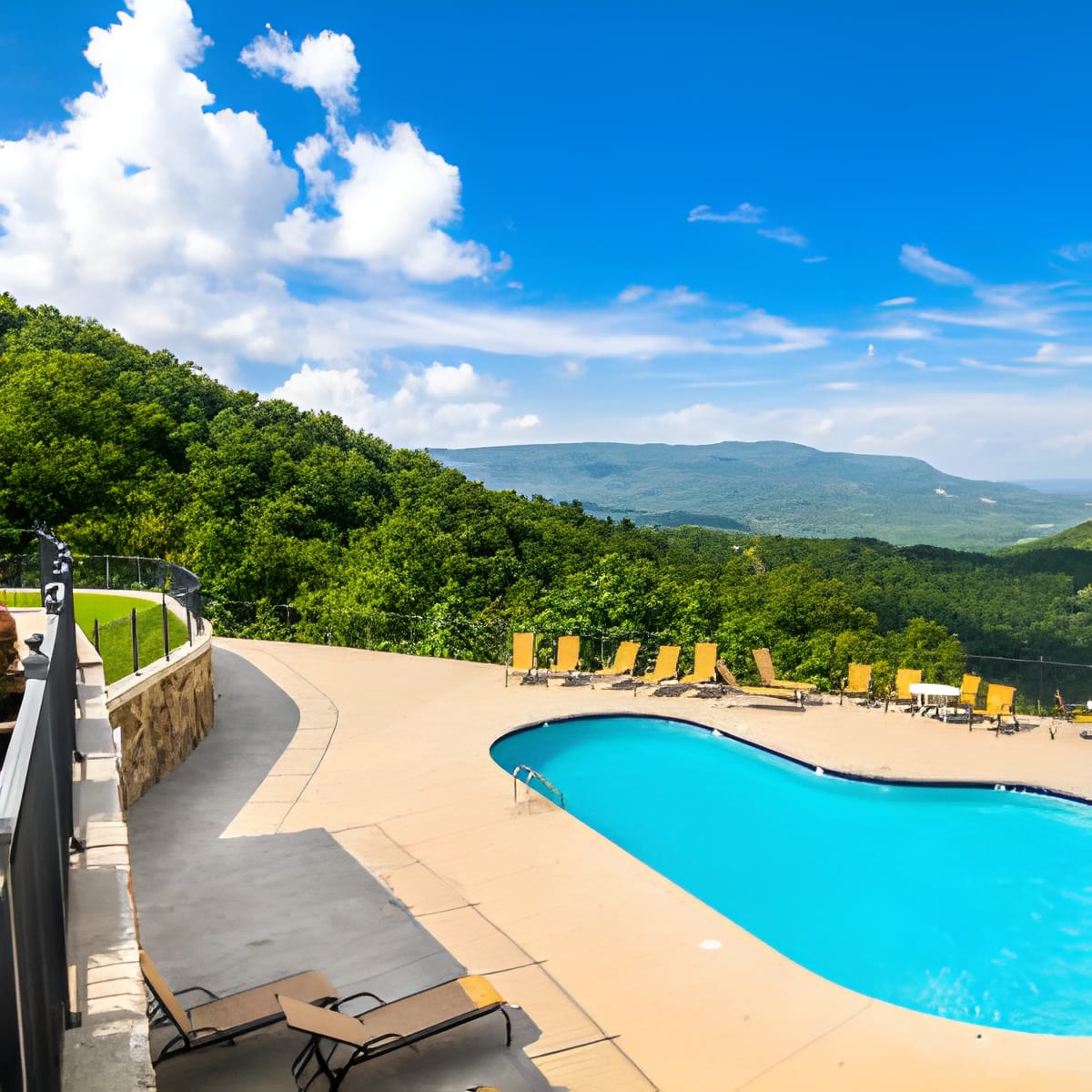 The Preserves Outdoor Pool - Wears Valley Cabin Rental Resort
