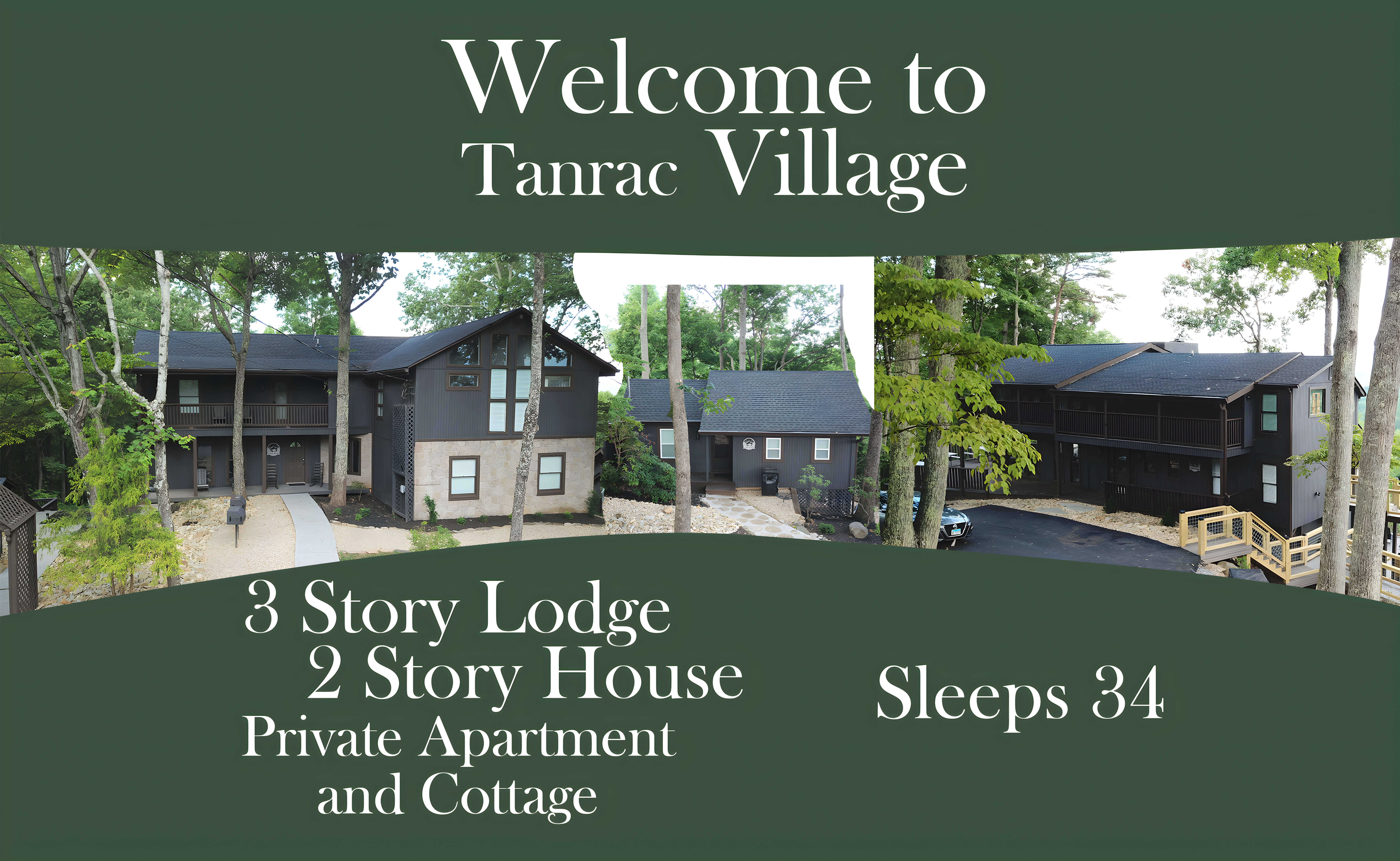 Tanrac Village Resort View - Gatlinburg Cabin Rental Resort