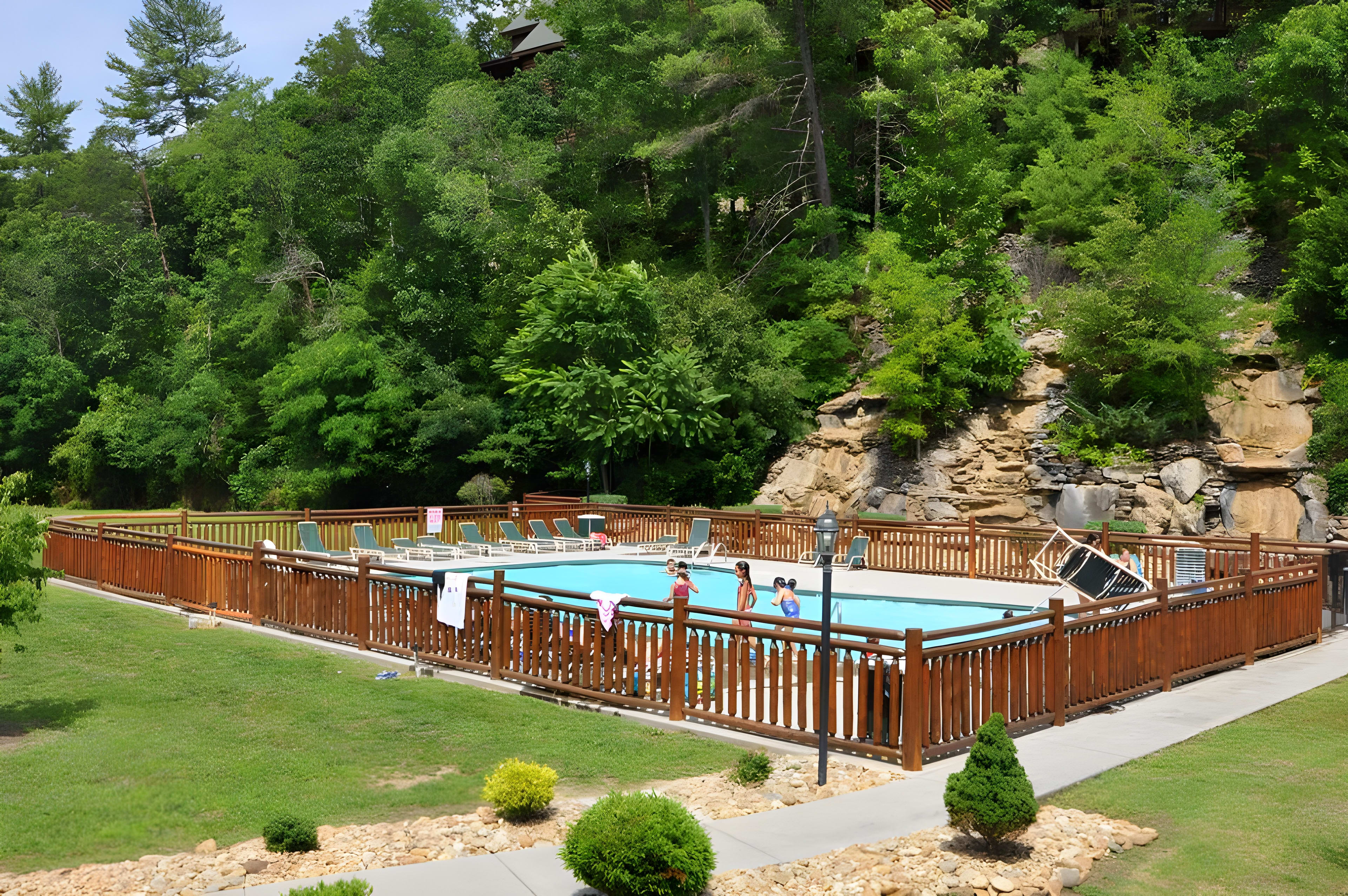 Bear Creek Crossing Resort View - Sevierville Cabin Rental Resort #1