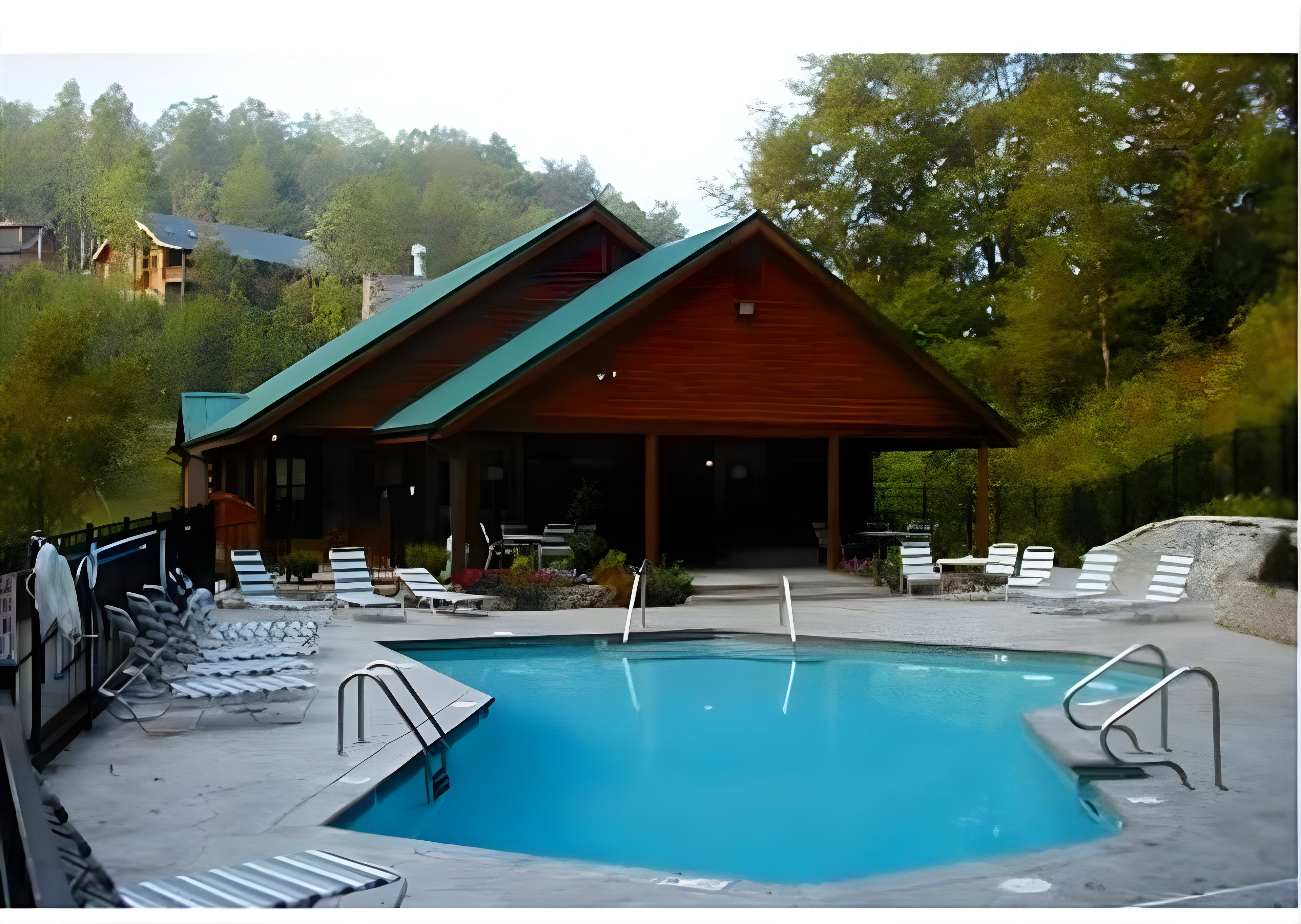 Black Bear Falls Resort Pool - Gatlinburg Cabin Rental Resort
