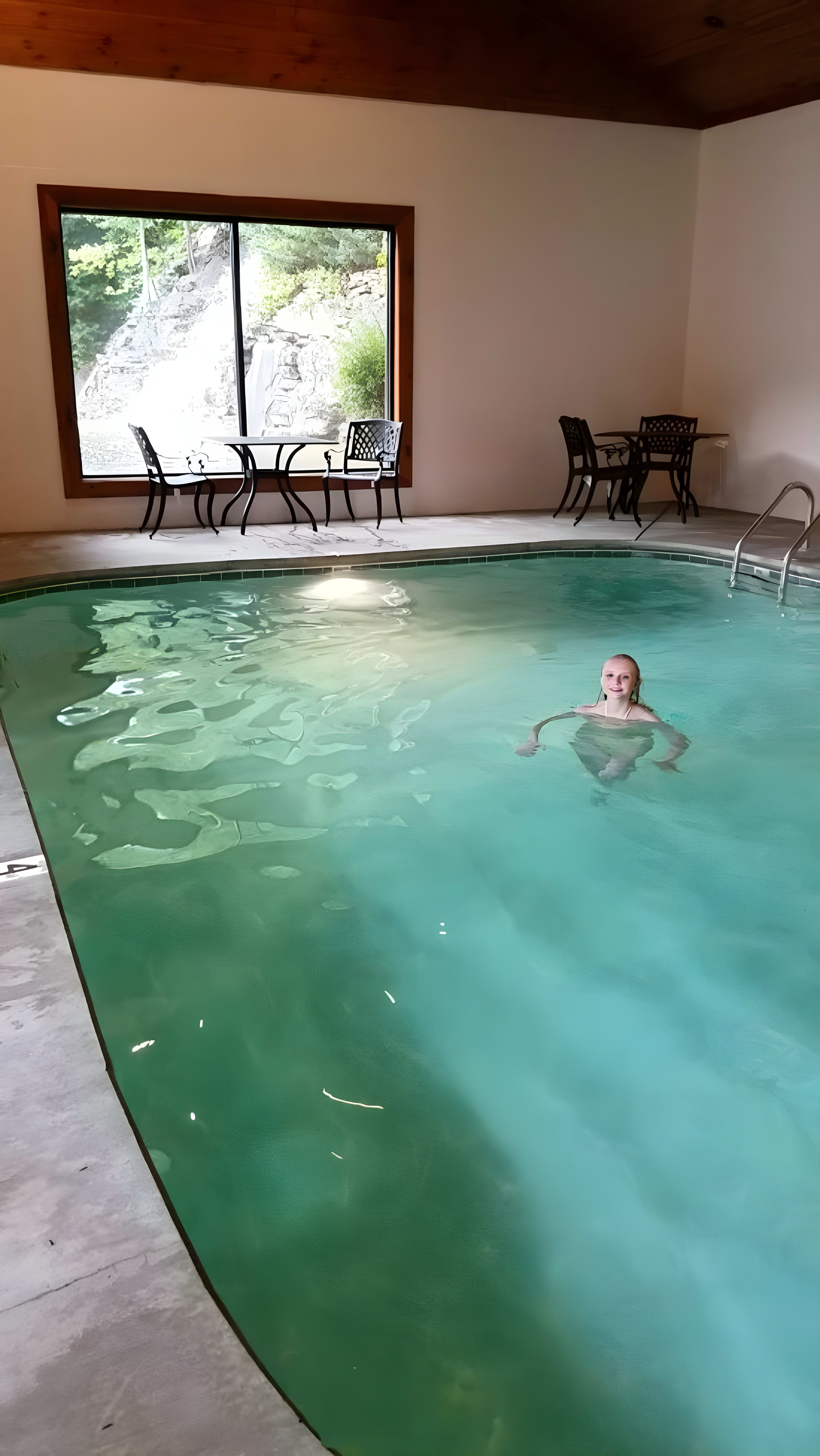 Bear Creek Crossing Resort Pool Area - Sevierville Cabin Rental Resort