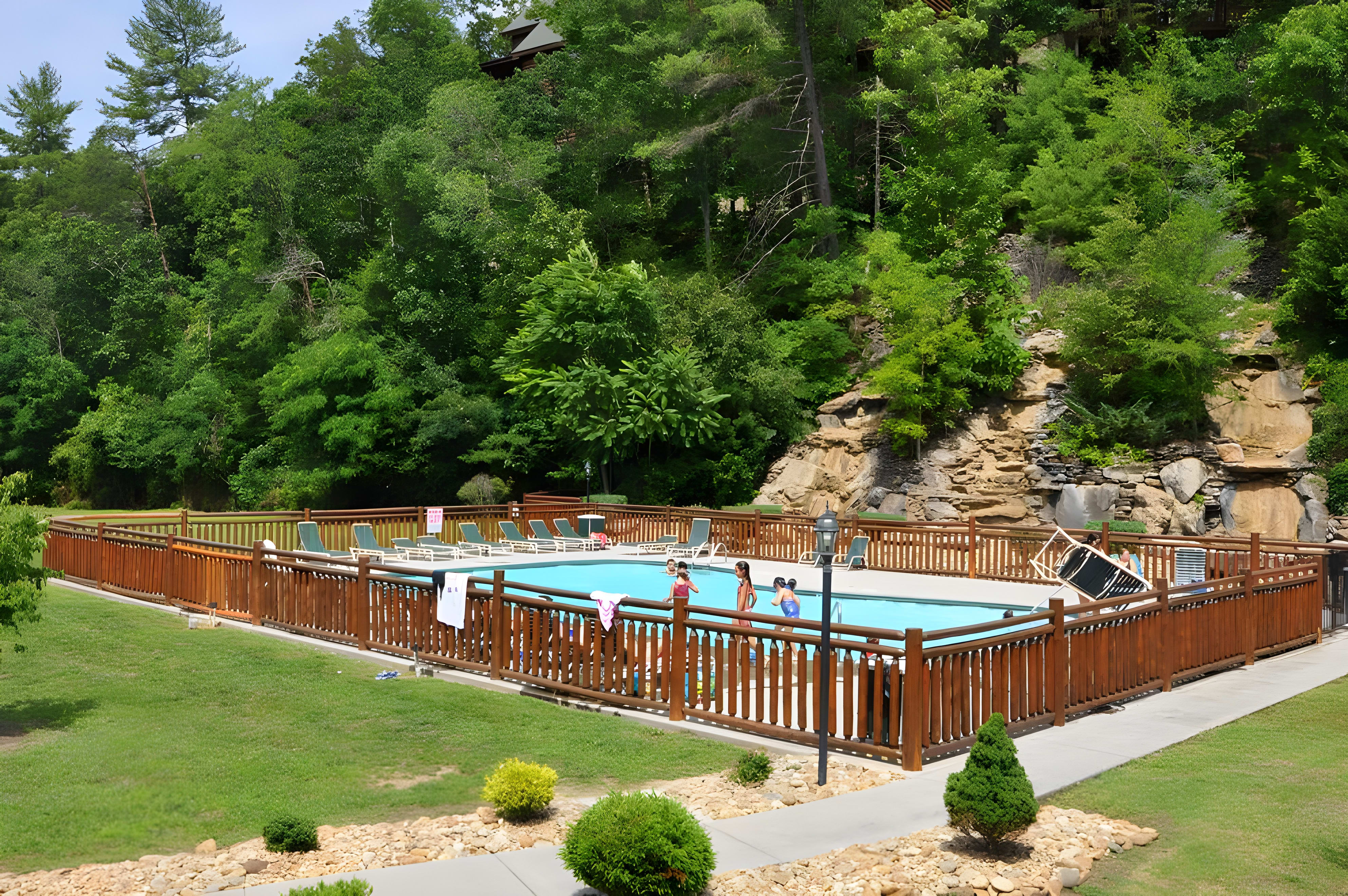 Bear Creek Crossing Resort View - Sevierville Cabin Rental Resort #1