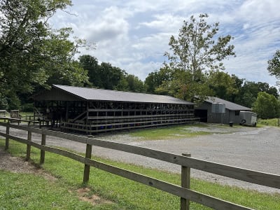 Smokemont Riding Stable on the North Carolina side of the park