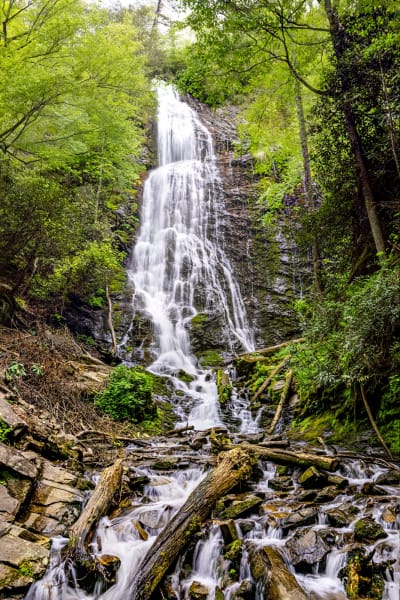 Mingo Falls - 120 Feet Tall in Cherokee, NC